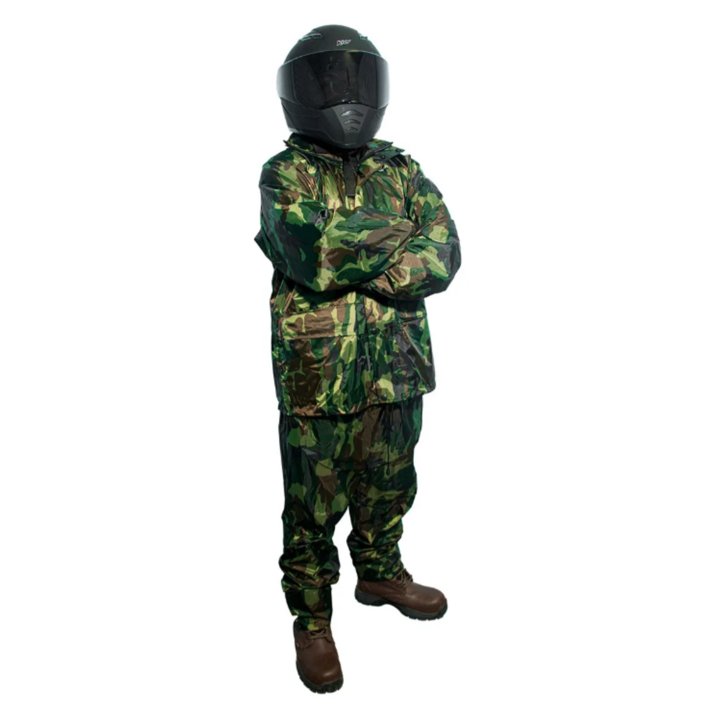 Impermeable Para Motociclistas Fassed Chamarra Y Pantalon Militar