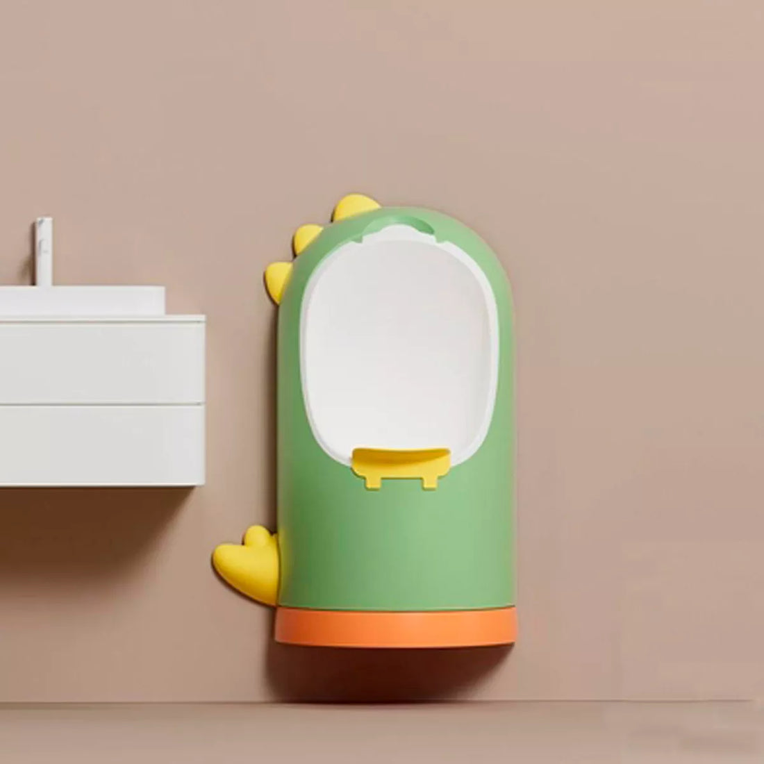 Mingitorio baño entrenador para niños de dinosaurio
