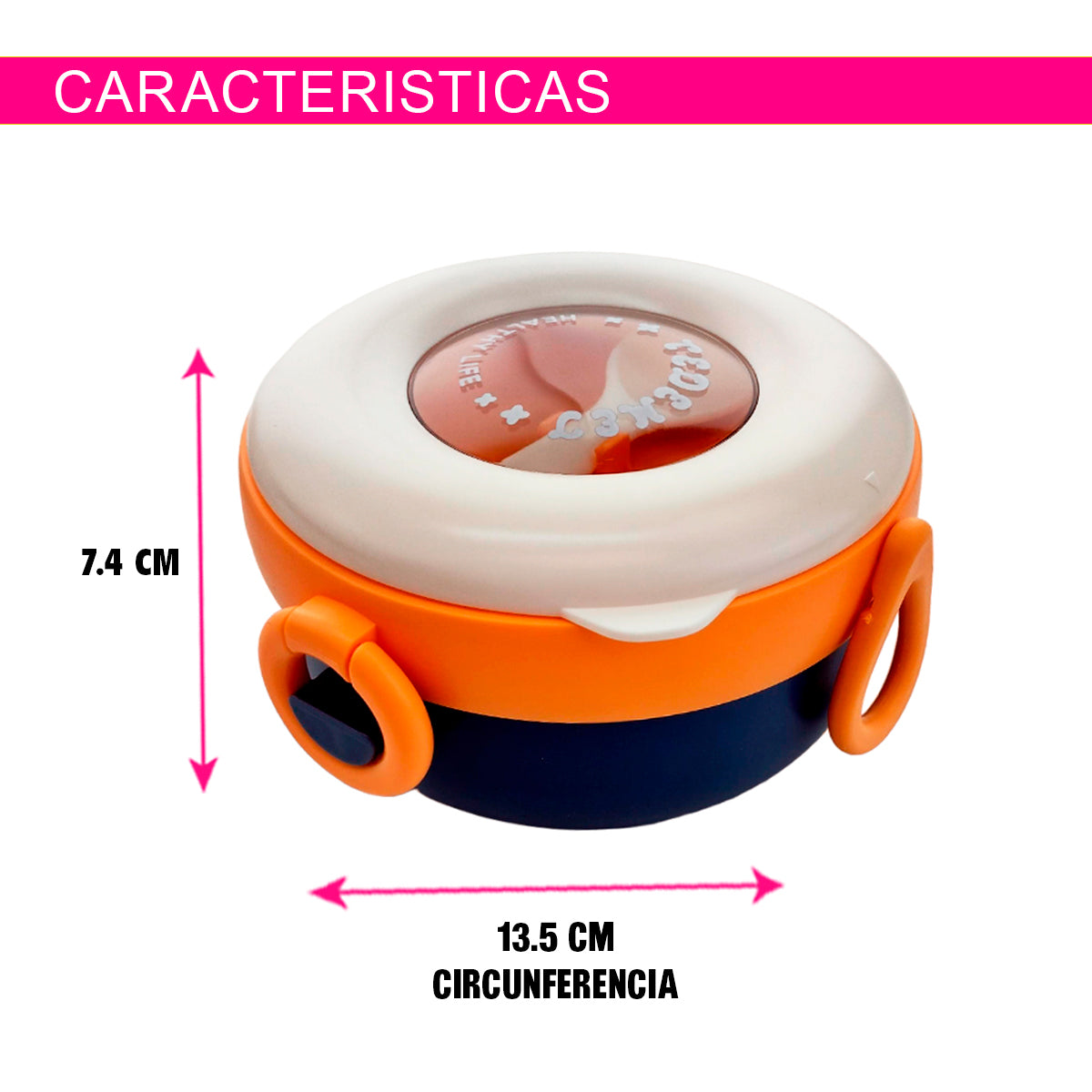 PORTA PAPILLA ACERO INOXIDABLE PARA BEBE IDEAL PARA MANTENER ALIMENTOS FRIOS O CALIENTES