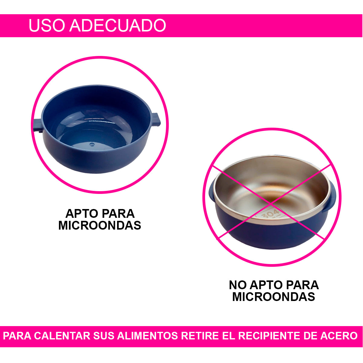 PORTA PAPILLA ACERO INOXIDABLE PARA BEBE IDEAL PARA MANTENER ALIMENTOS FRIOS O CALIENTES