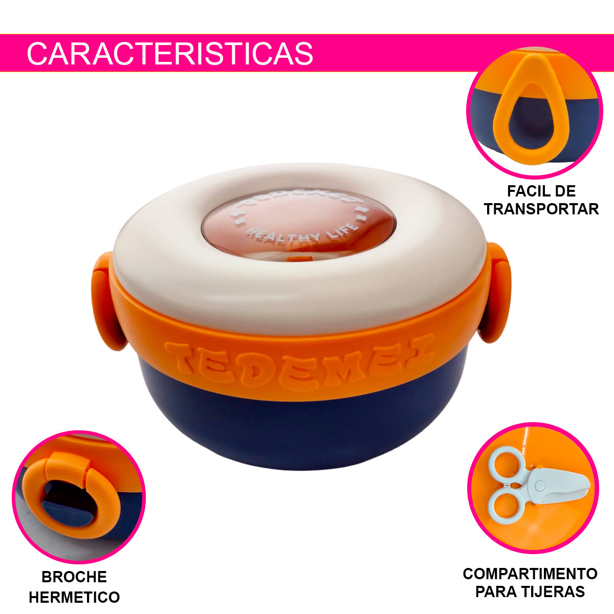 PORTA PAPILLA ACERO INOXIDABLE PARA BEBE IDEAL PARA MANTENER ALIMENTOS FRIOS O CALIENTES