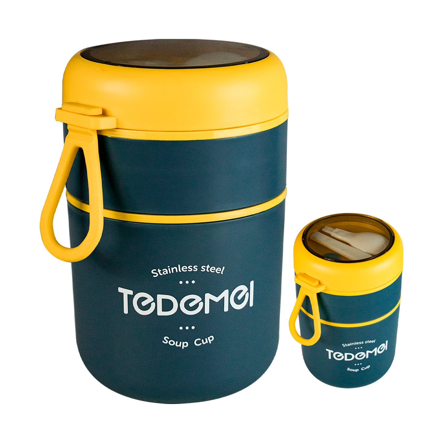 TAZA TERMO DOBLE ESPACIO, DESMONTABLE DE ACERO INOXIDABLE