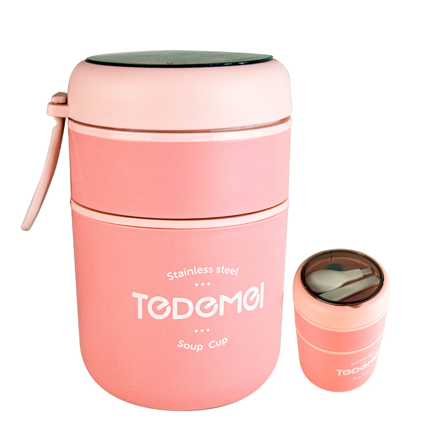 TAZA TERMO DOBLE ESPACIO, DESMONTABLE DE ACERO INOXIDABLE