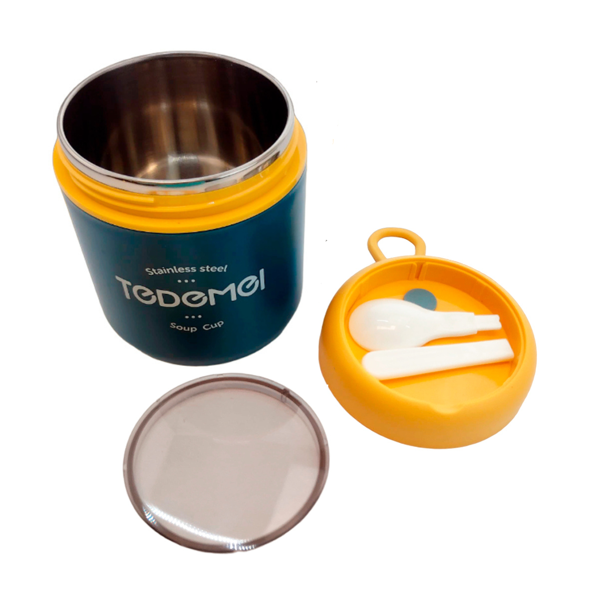 TAZA TERMO IDEAL PARA DESAYUNO SOPA LUCH CON ACERO INOXIDABLE