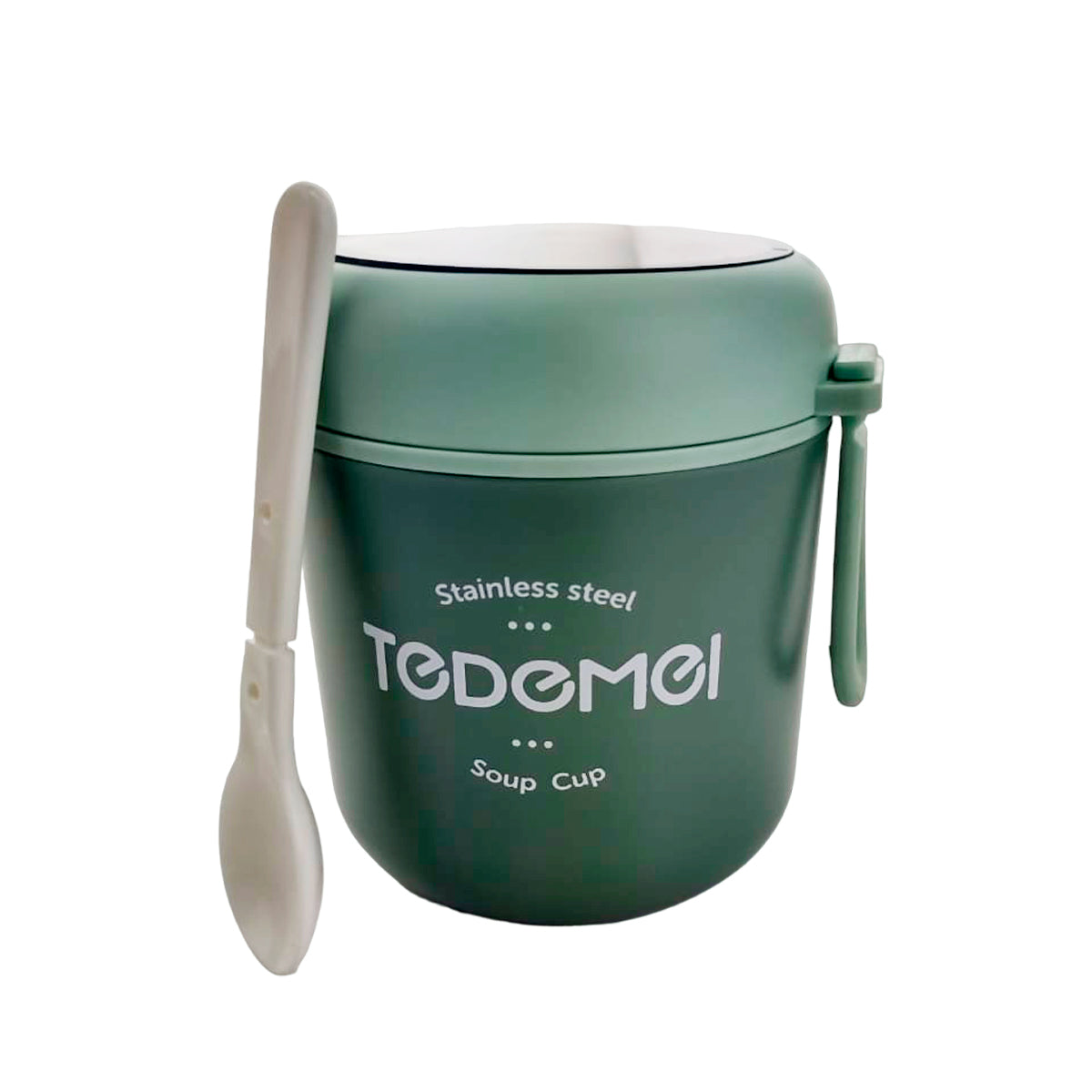 TAZA TERMO IDEAL PARA DESAYUNO SOPA LUCH CON ACERO INOXIDABLE