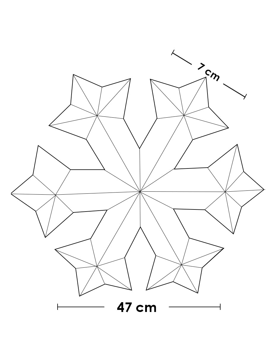 LAMPARA COPO DE NIEVE ADORNO NAVIDEÑO 45CM