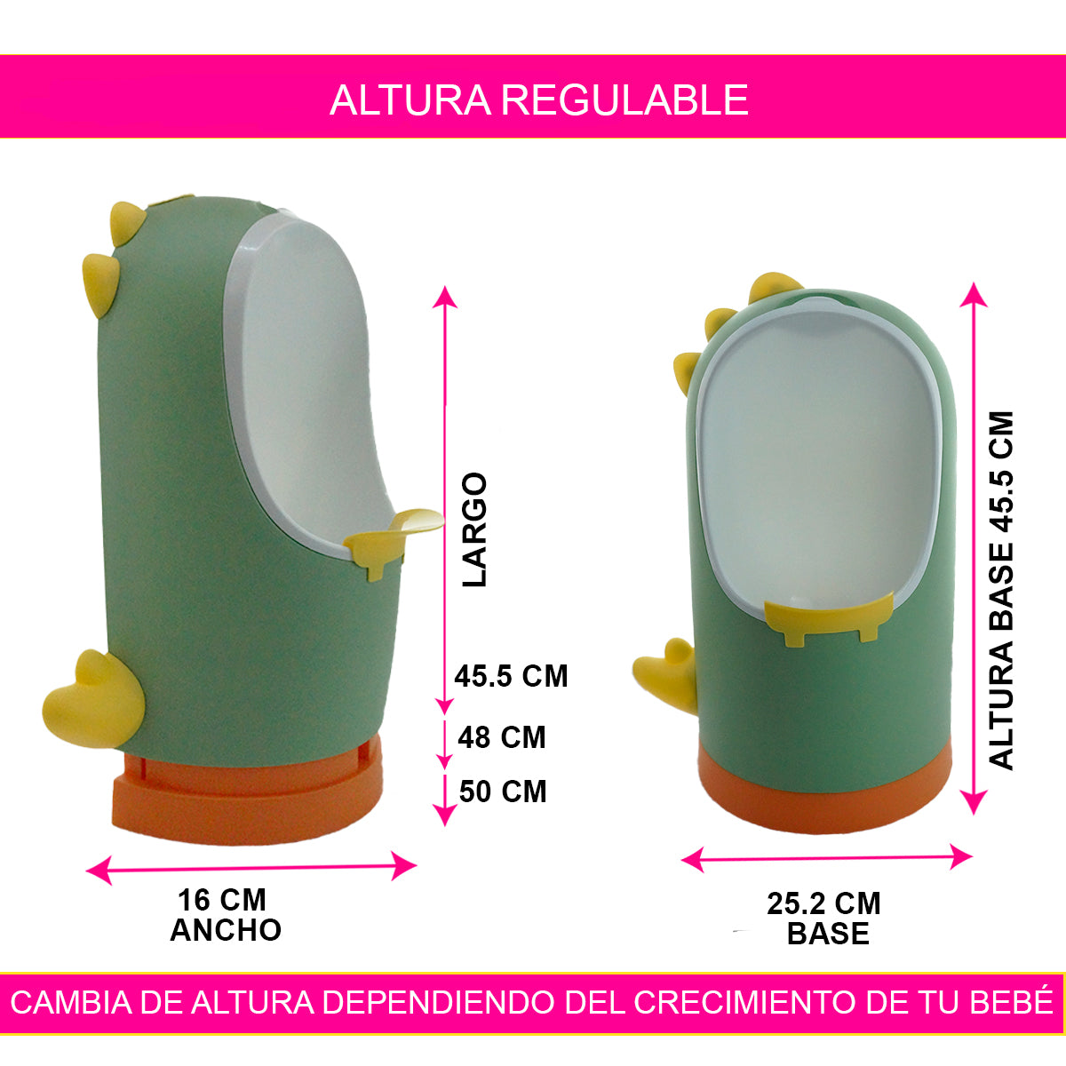 MINGITORIO URINAL BAÑO INFANTIL ENTRENADOR NIÑO DINOSAURIO