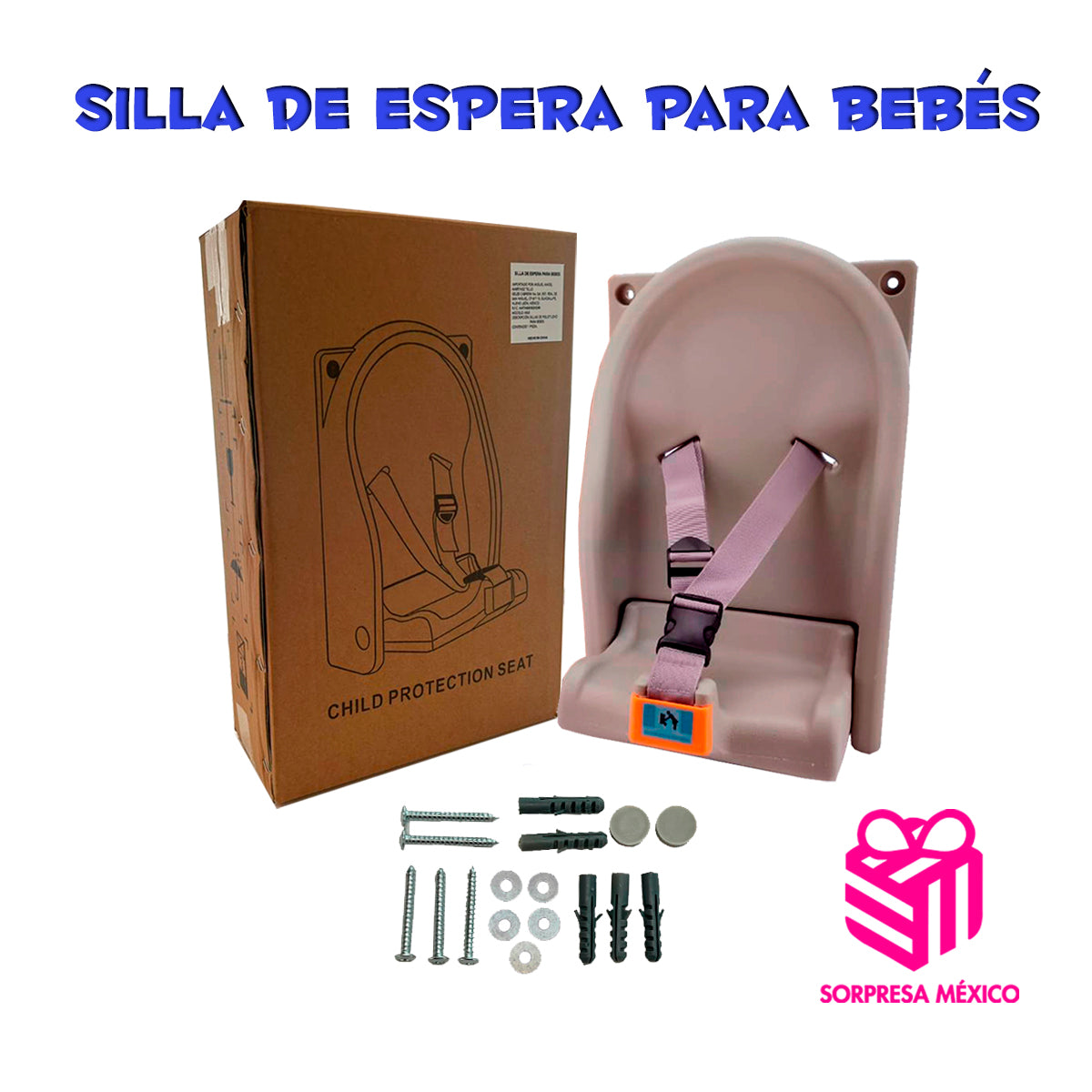 SILLA DE ESPERA PARA BEBES MAMA FELIZ MANOS LIBRES